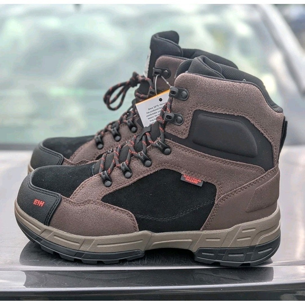 Steel Toe Work Boots Mens 10.5 Electrical Hazard Slip Resistant Herman Survivors